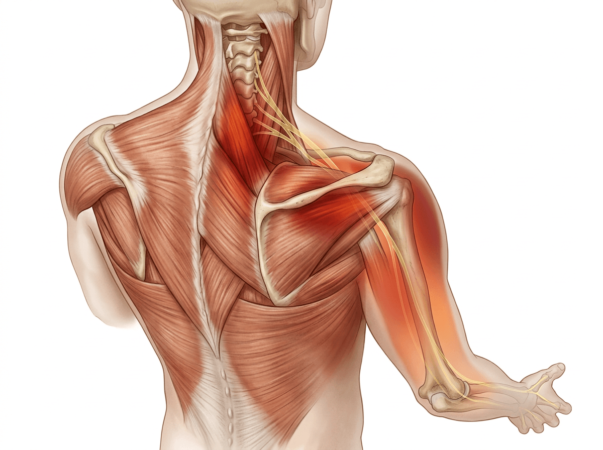Why symptoms travel into shoulders and hands